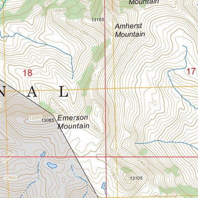 US Forest Service - Topo Columbine Pass, CO FSTopo Legacy digital map
