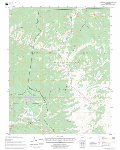 US Forest Service - Topo Comanche Point, NM FSTopo Legacy digital map