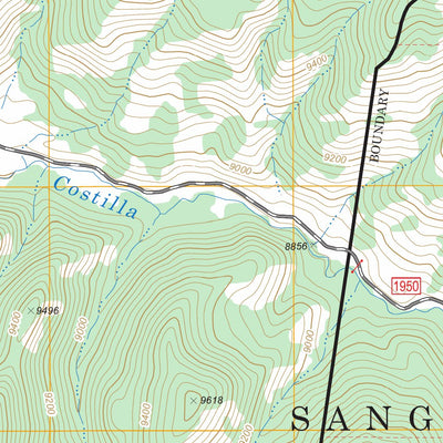 US Forest Service - Topo Comanche Point, NM FSTopo Legacy digital map
