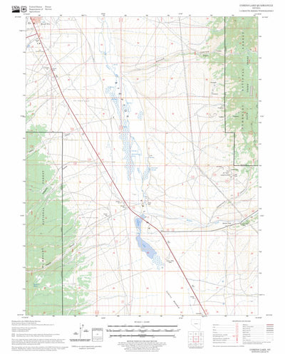 US Forest Service - Topo Comins Lake, NV FSTopo Legacy digital map