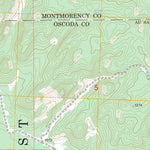 US Forest Service - Topo Comins, MI FSTopo Legacy digital map