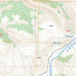 US Forest Service - Topo Committee Creek, OR FSTopo Legacy digital map