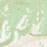 US Forest Service - Topo Como Peaks, MT FSTopo Legacy digital map