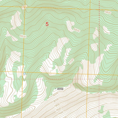 US Forest Service - Topo Como Peaks, MT FSTopo Legacy digital map
