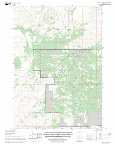 US Forest Service - Topo Conant Basin, OR FSTopo Legacy digital map