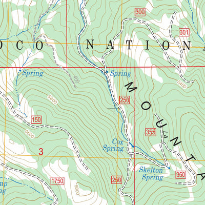 US Forest Service - Topo Conant Basin, OR FSTopo Legacy digital map