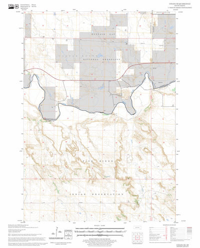 US Forest Service - Topo Conata NE, SD FSTopo Legacy digital map