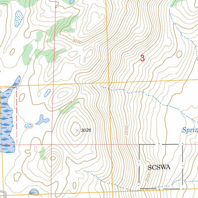 US Forest Service - Topo Conconully East, WA FSTopo Legacy digital map