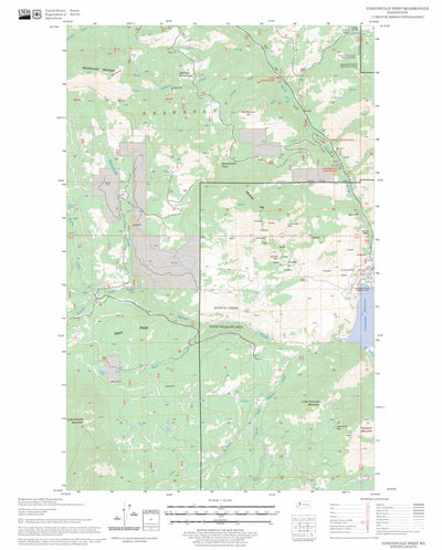 US Forest Service - Topo Conconully West, WA FSTopo Legacy digital map