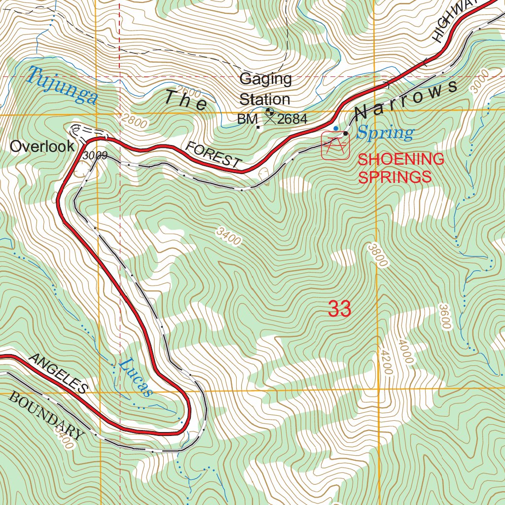 Condor Peak, CA FSTopo Legacy Map by US Forest Service - Topo | Avenza Maps