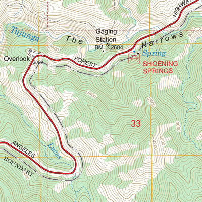 US Forest Service - Topo Condor Peak, CA FSTopo Legacy digital map