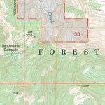 US Forest Service - Topo Cone Peak, CA FSTopo Legacy digital map