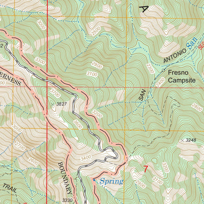 US Forest Service - Topo Cone Peak, CA FSTopo Legacy digital map