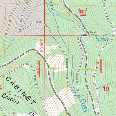 US Forest Service - Topo Coney Peak, MT FSTopo Legacy digital map