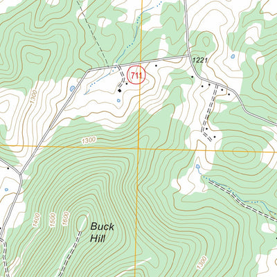 US Forest Service - Topo Conicville, VA FSTopo Legacy digital map