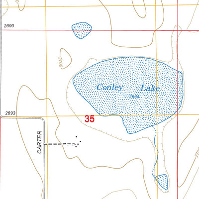 US Forest Service - Topo Conley, OR FSTopo Legacy digital map