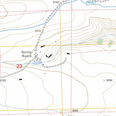 US Forest Service - Topo Conleys Lake, MT FSTopo Legacy digital map