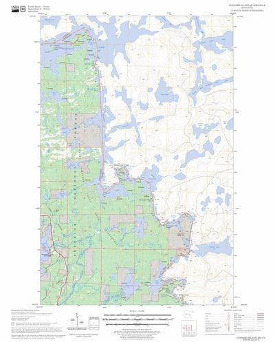 US Forest Service - Topo Conners Island, MN FSTopo Legacy digital map