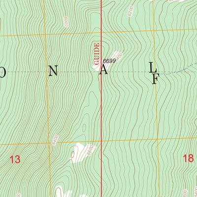 US Forest Service - Topo Connor Creek, MT FSTopo Legacy digital map
