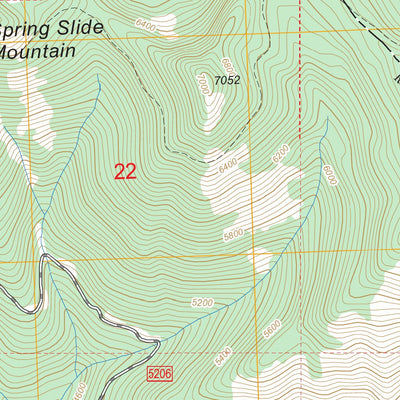 US Forest Service - Topo Connor Creek, MT FSTopo Legacy digital map