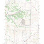 US Forest Service - Topo Connor Ridge, ID FSTopo Legacy digital map