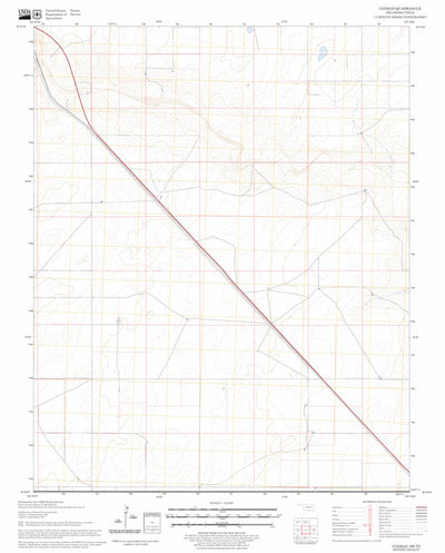US Forest Service - Topo Conrad, OK - TX FSTopo Legacy digital map