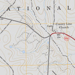 US Forest Service - Topo Conroe NE, TX FSTopo Legacy digital map