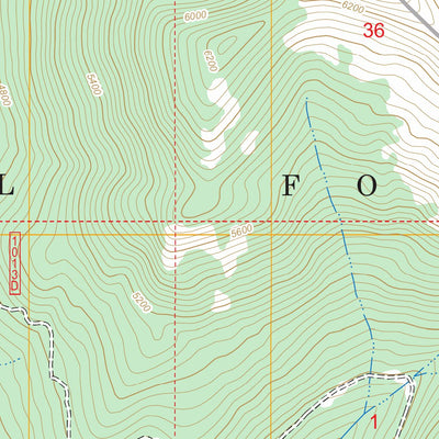 US Forest Service - Topo Continental Mountain, ID FSTopo Legacy digital map