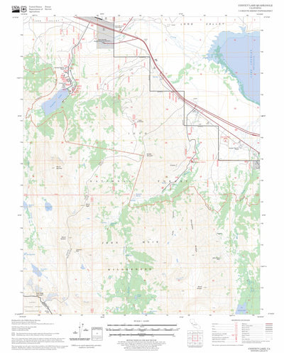 US Forest Service - Topo Convict Lake, CA FSTopo Legacy digital map