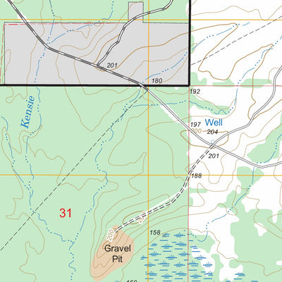 US Forest Service - Topo Coochie Brake, LA FSTopo Legacy digital map