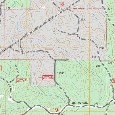US Forest Service - Topo Coochie Brake, LA FSTopo Legacy digital map