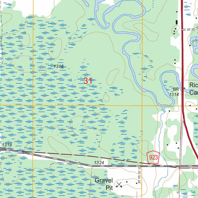 US Forest Service - Topo Cook, MN FSTopo Legacy digital map
