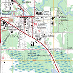 US Forest Service - Topo Cook, MN FSTopo Legacy digital map