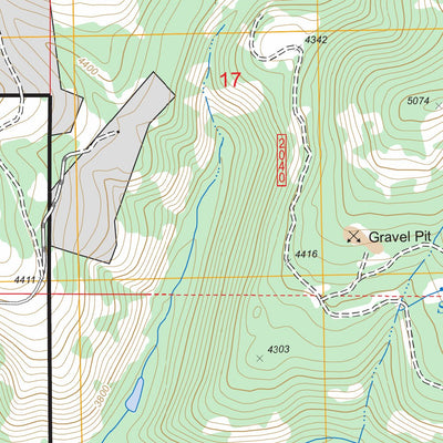US Forest Service - Topo Cooke Mountain, WA FSTopo Legacy digital map