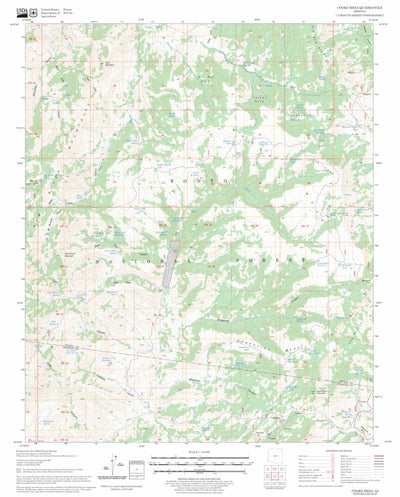 US Forest Service - Topo Cooks Mesa, AZ FSTopo Legacy digital map