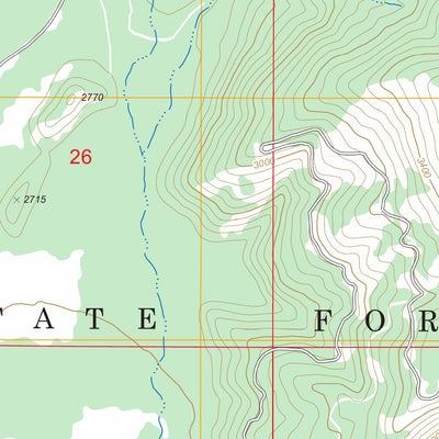 US Forest Service - Topo Coolin, ID FSTopo Legacy digital map