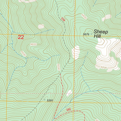 US Forest Service - Topo Coolwater Mountain, ID FSTopo Legacy digital map