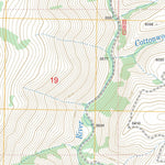 US Forest Service - Topo Coon Creek, NV FSTopo Legacy digital map