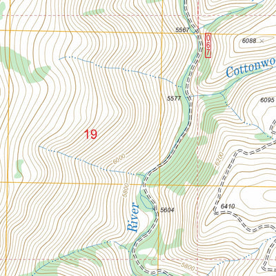 US Forest Service - Topo Coon Creek, NV FSTopo Legacy digital map