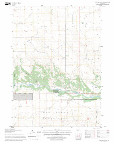US Forest Service - Topo Cooper Canyon, NE FSTopo Legacy digital map