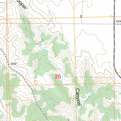 US Forest Service - Topo Cooper Canyon, NE FSTopo Legacy digital map