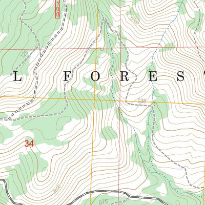 US Forest Service - Topo Cooper Mountain, WA FSTopo Legacy digital map