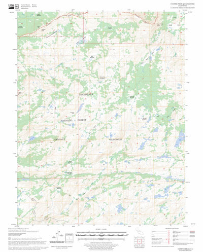 US Forest Service - Topo Cooper Peak, CA FSTopo Legacy digital map