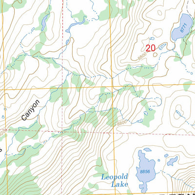 US Forest Service - Topo Cooper Peak, CA FSTopo Legacy digital map