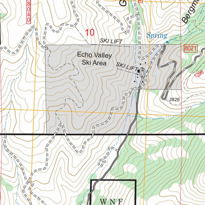 US Forest Service - Topo Cooper Ridge, WA FSTopo Legacy digital map