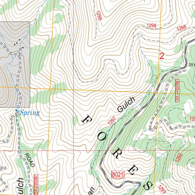 US Forest Service - Topo Cooper Ridge, WA FSTopo Legacy digital map