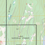 US Forest Service - Topo Coopers Lake, MT FSTopo Legacy digital map
