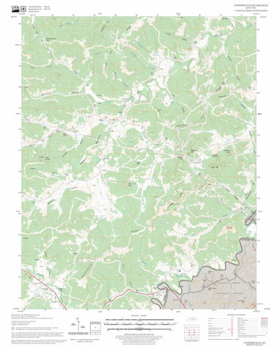 US Forest Service - Topo Coopersville, KY FSTopo Legacy digital map