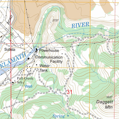 US Forest Service - Topo Copco, CA FSTopo Legacy digital map