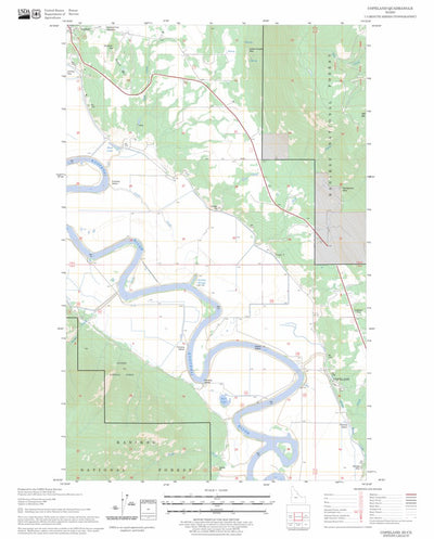 US Forest Service - Topo Copeland, ID FSTopo Legacy digital map